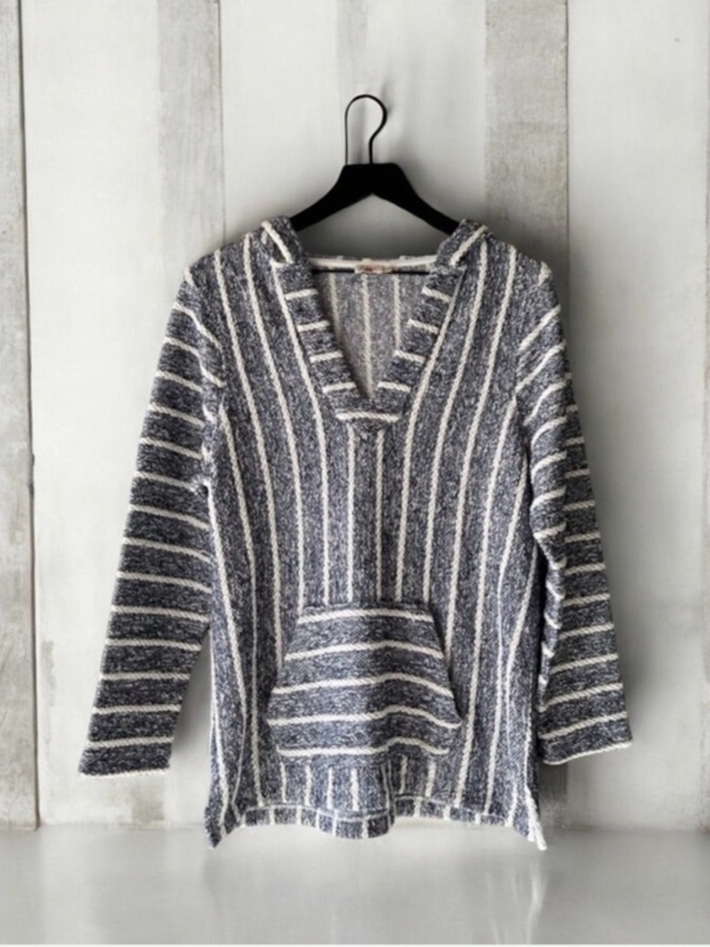 Faherty Brand Baja Poncho Striped Hoodie L (unisex)